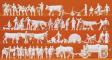 Preiser 52 figurines et 50 animaux